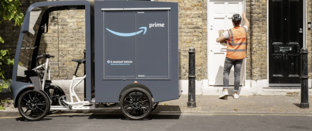 Amazon launches first UK fleet of e-cargo bikes