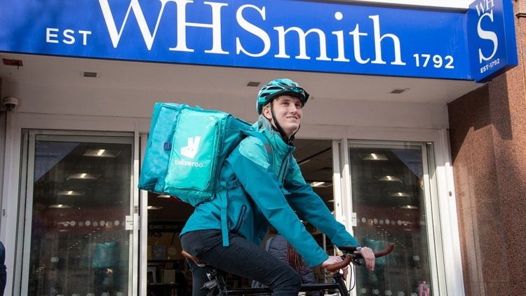 WHSmith and Deliveroo partner for stationery and book rapid delivery trial