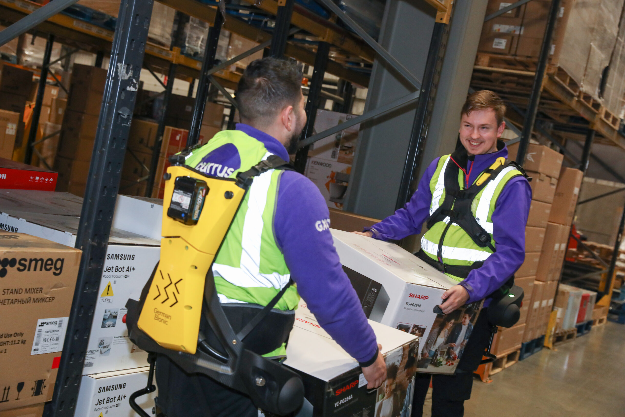 Currys invests in robotic suits to protect logistics colleagues this festive period